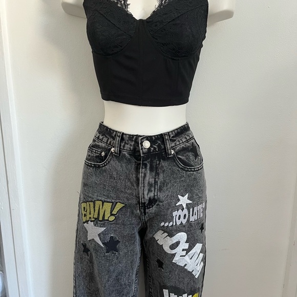 Vintage patchwork jean - Picture 3 of 3